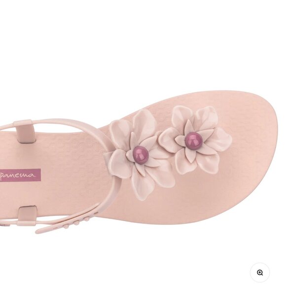Ipanema Duo Flower T-Strap Sandal - Pink/Lilac - Picture 3 of 4